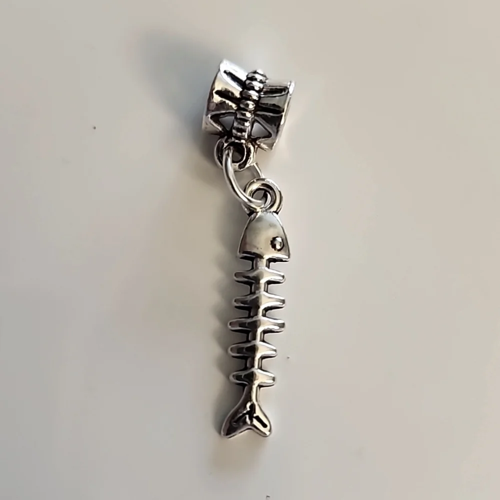 FISH  Charm for European Style Bracelets Tibeten alloys
